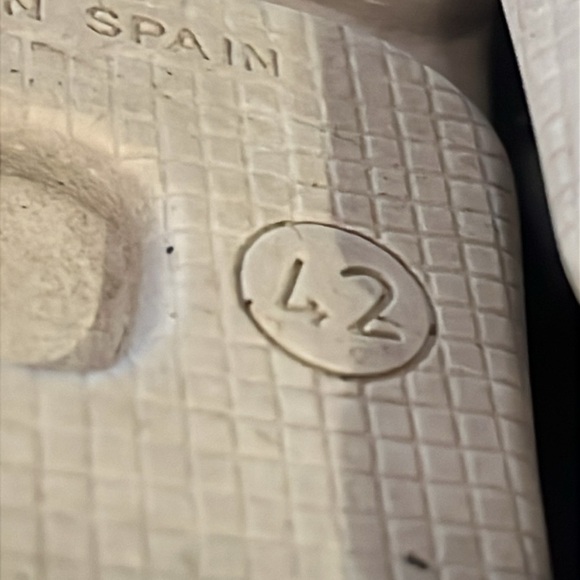 OnFoot Blue Suede Perforated Lace Up Sneakers made in Spain eu 42 - Picture 12 of 12